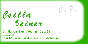 csilla veiner business card
